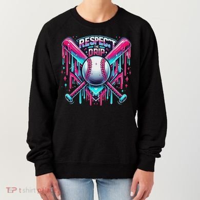 Respect The Drip Ice Cream Dripping Women's Sweatshirt
