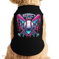 Respect The Drip Ice Cream Dripping Doggie Tank thumb 0