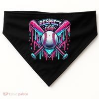 Respect The Drip Ice Cream Dripping USA-Made Doggie Bandana thumb 0