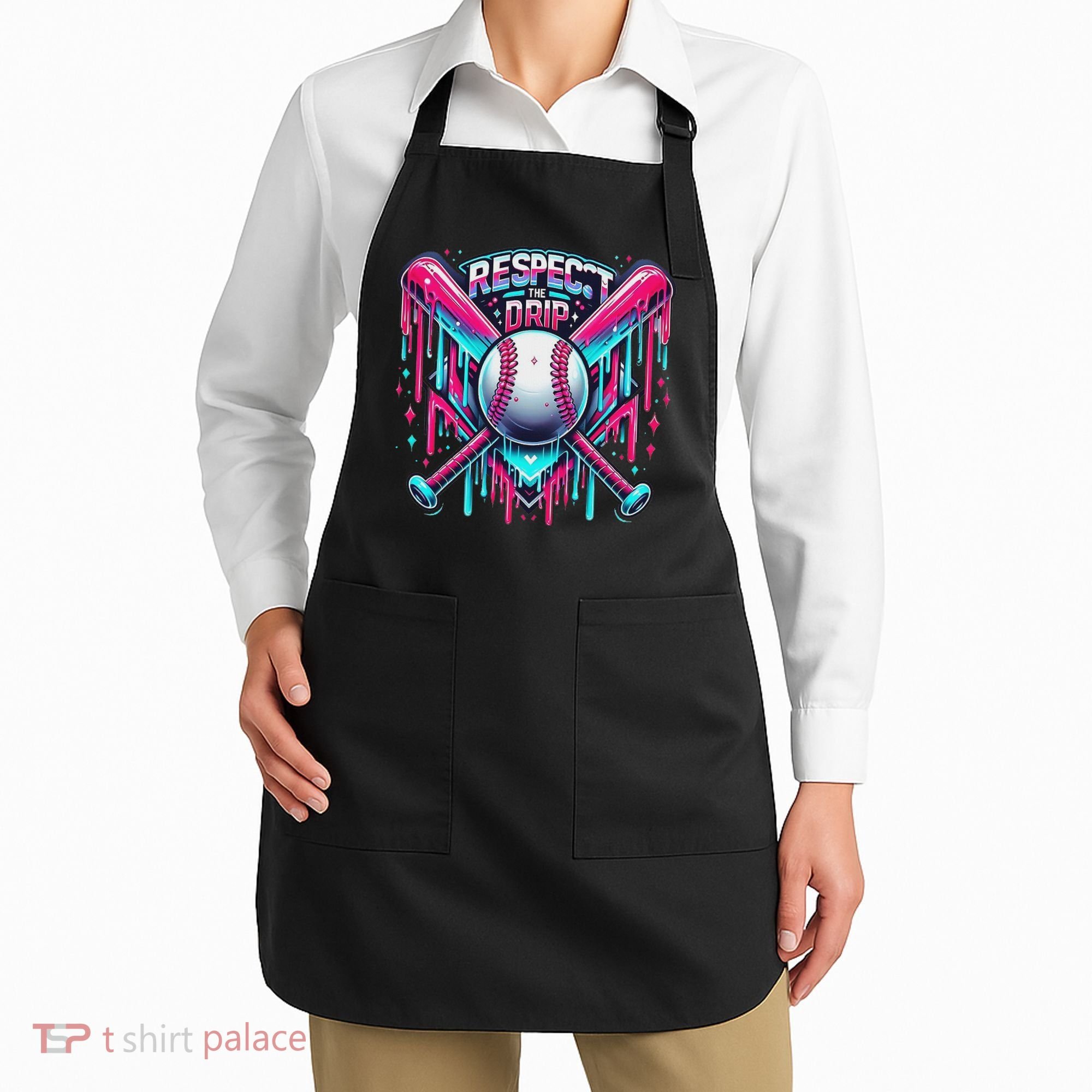Respect The Drip Ice Cream Dripping Apron