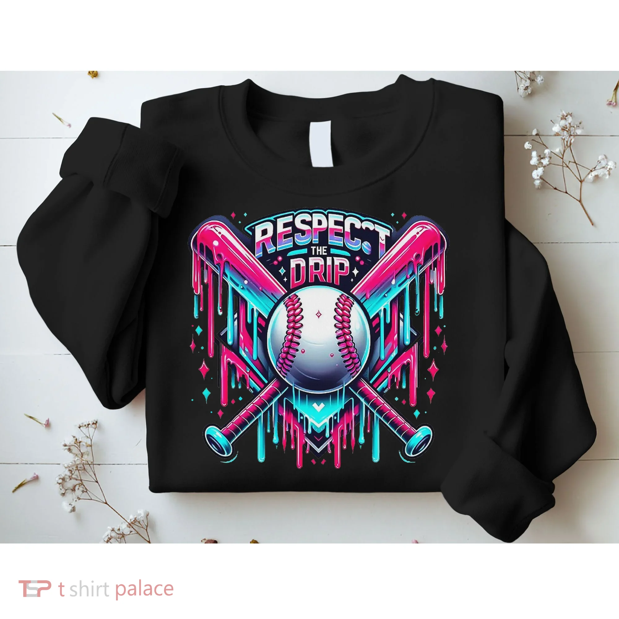 Respect The Drip Ice Cream Dripping Sweatshirt