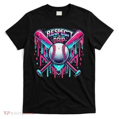 Respect The Drip Ice Cream Dripping T-Shirt