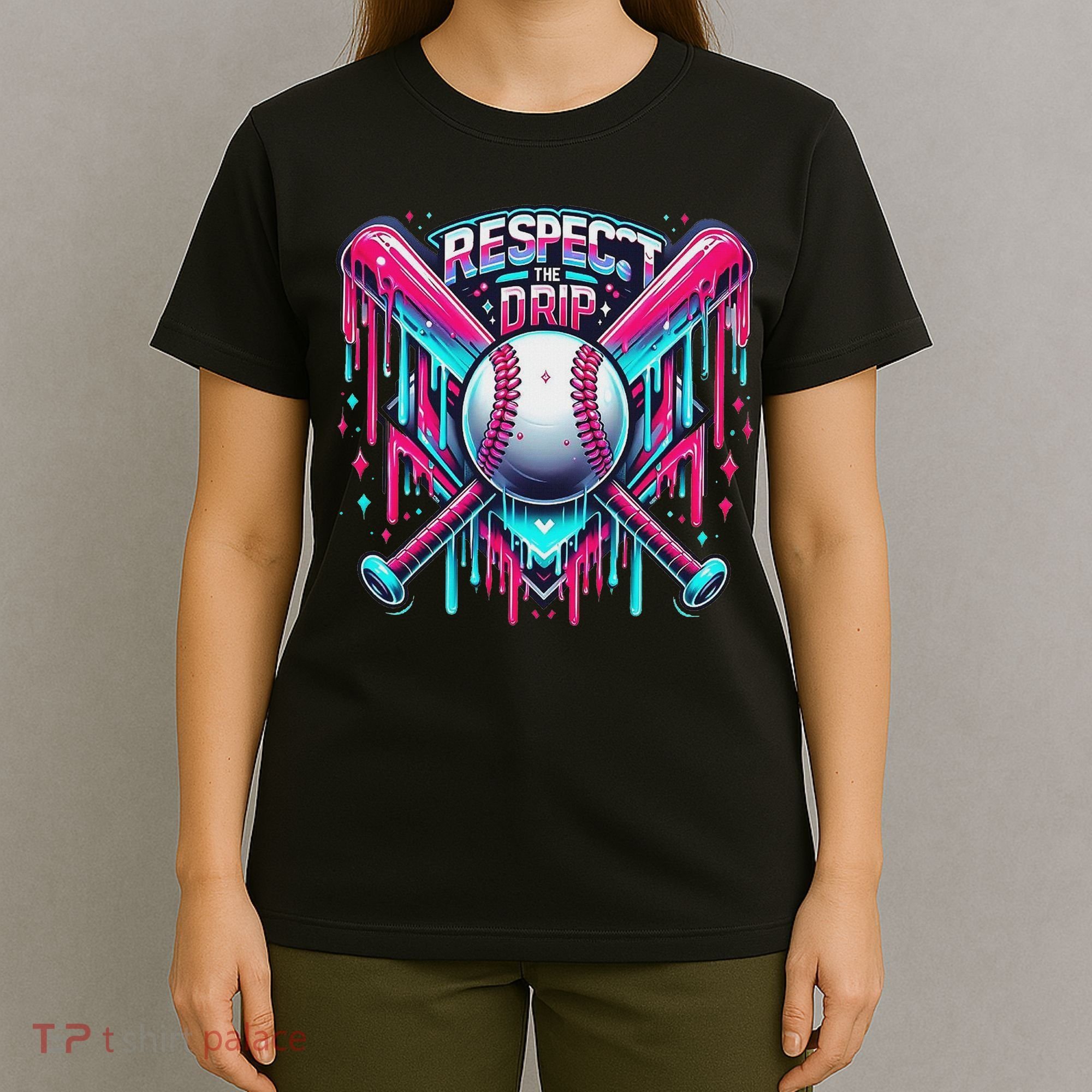 Respect The Drip Ice Cream Dripping T-Shirt