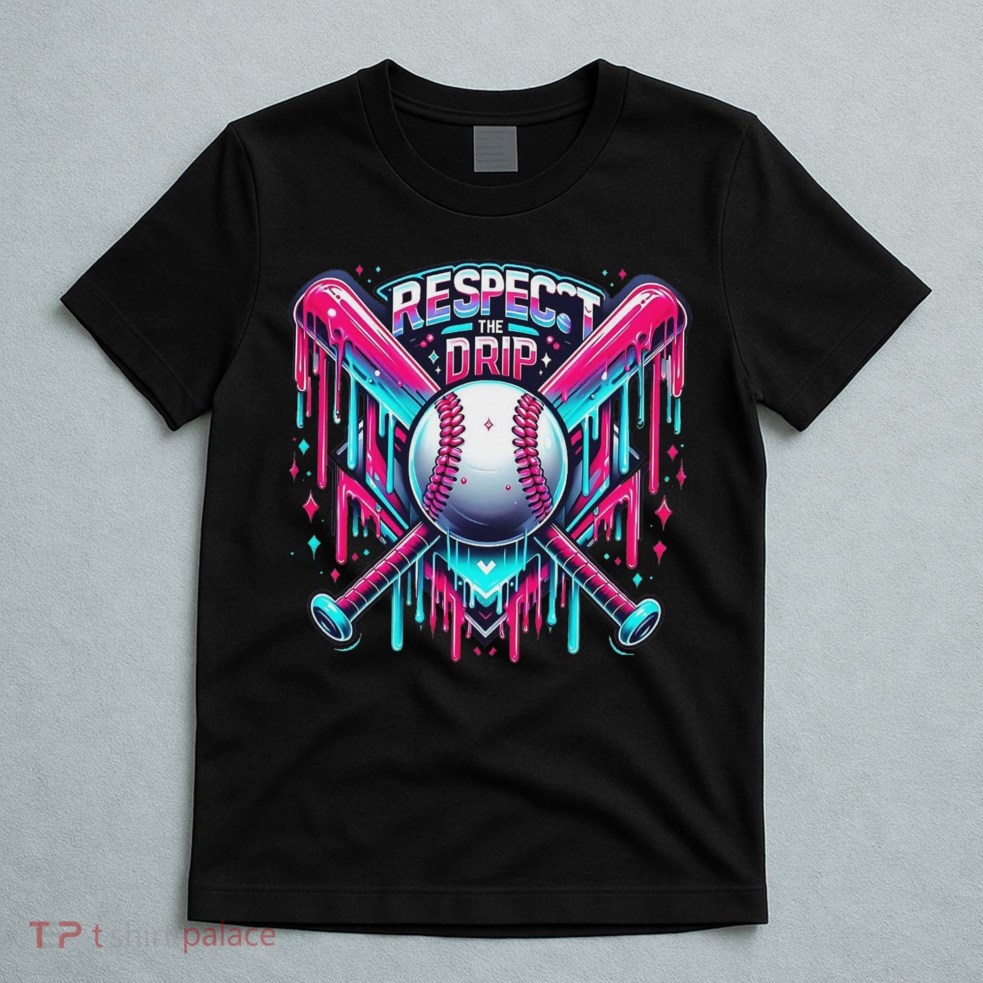 Respect The Drip Ice Cream Dripping T-Shirt