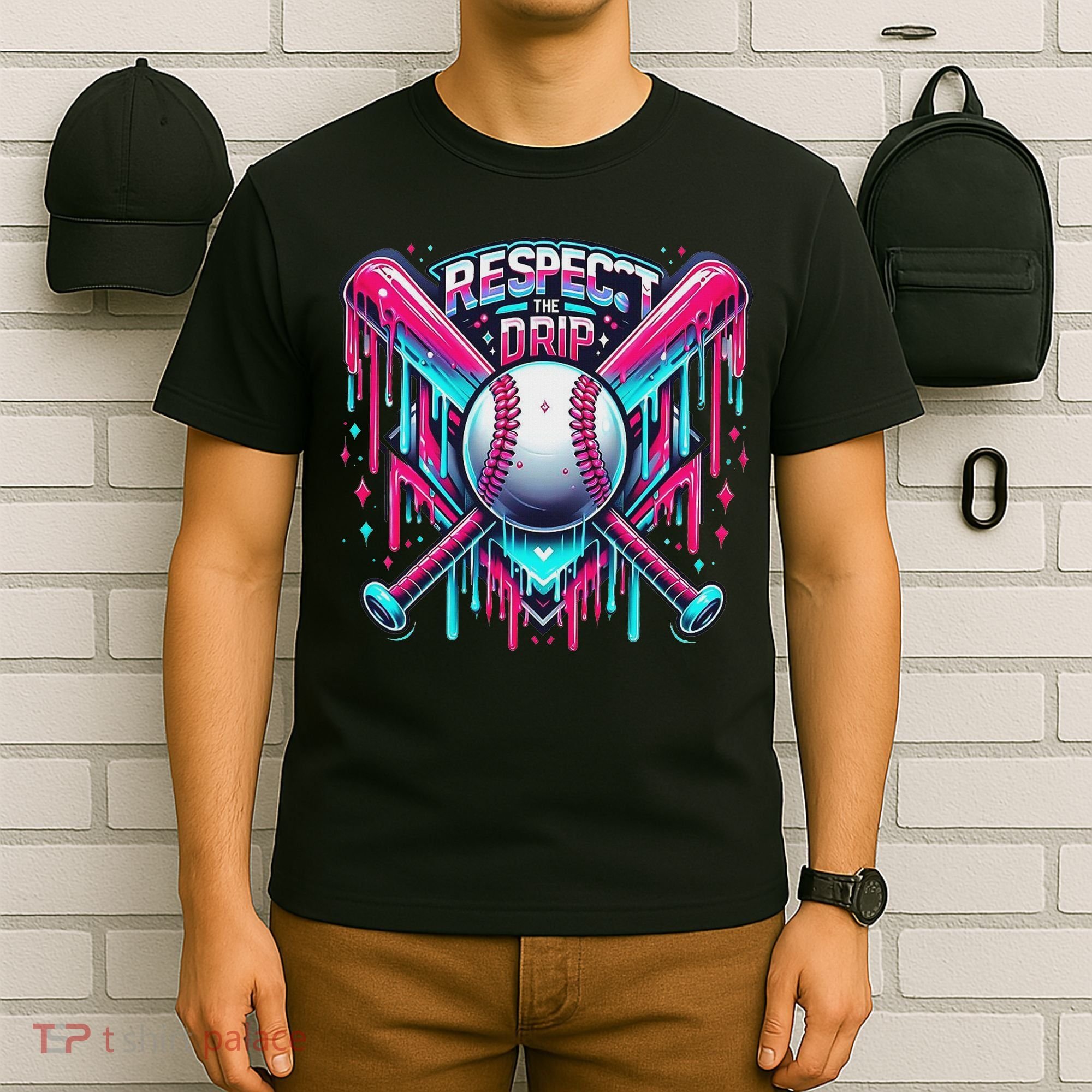 Respect The Drip Ice Cream Dripping T-Shirt