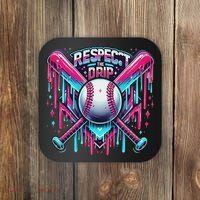 Respect The Drip Ice Cream Dripping Coaster thumb 0
