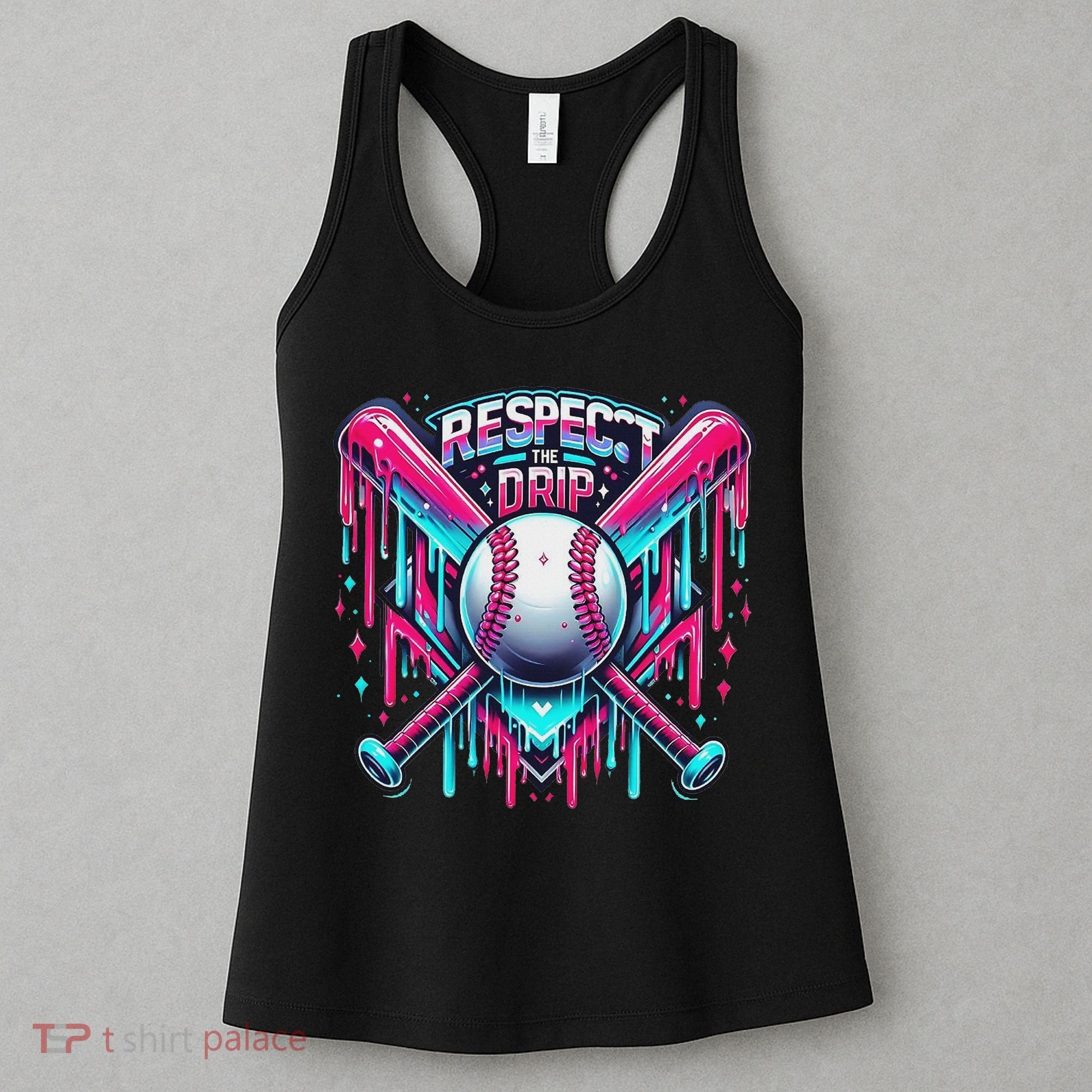 Respect The Drip Ice Cream Dripping Women's Tank Top