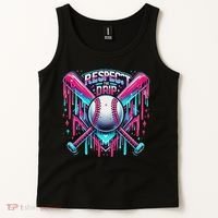 Respect The Drip Ice Cream Dripping Tank Top thumb 2