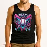Respect The Drip Ice Cream Dripping Tank Top thumb 3