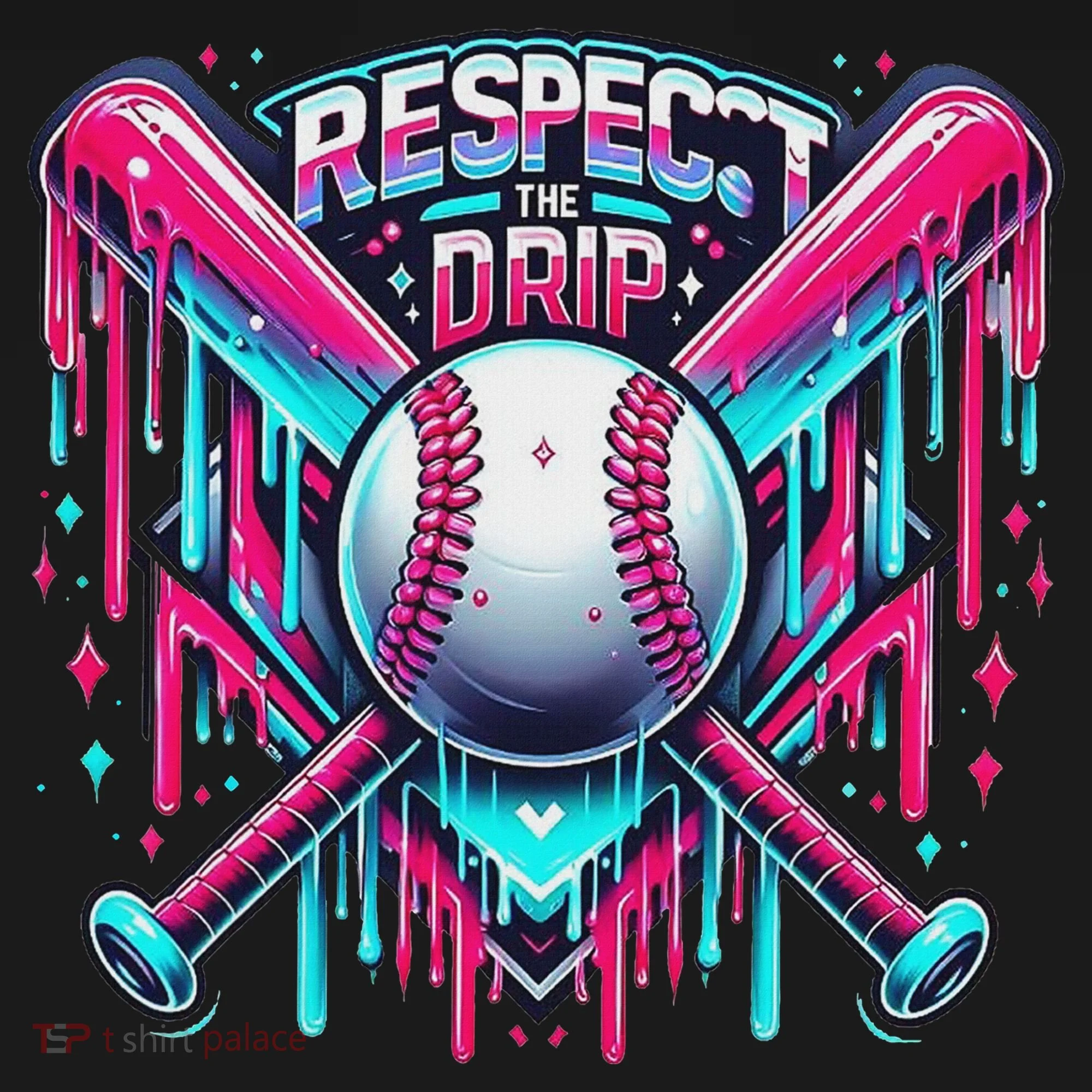 Respect The Drip Ice Cream Dripping Tank Top