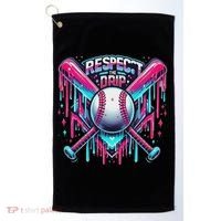 Respect The Drip Ice Cream Dripping Golf Towel thumb 0