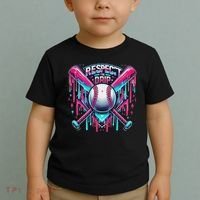 Respect The Drip Ice Cream Dripping Toddler T-Shirt thumb 2