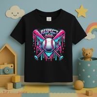 Respect The Drip Ice Cream Dripping Toddler T-Shirt thumb 3