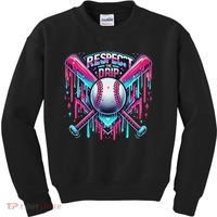 Respect The Drip Ice Cream Dripping Kids Sweatshirt thumb 0