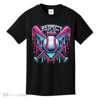 Respect The Drip Ice Cream Dripping Kids T-Shirt thumb 0