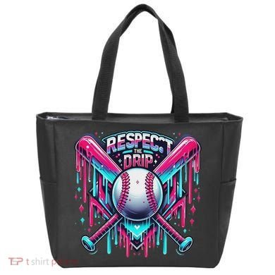 Respect The Drip Ice Cream Dripping Tote Bag