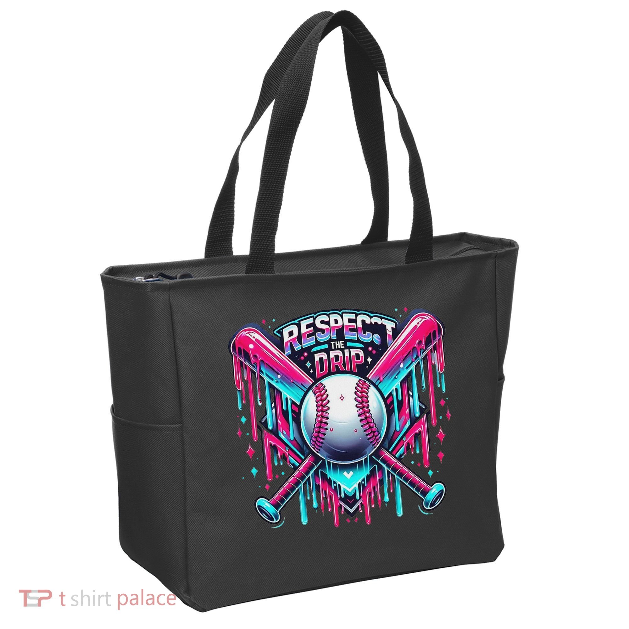 Respect The Drip Ice Cream Dripping Tote Bag