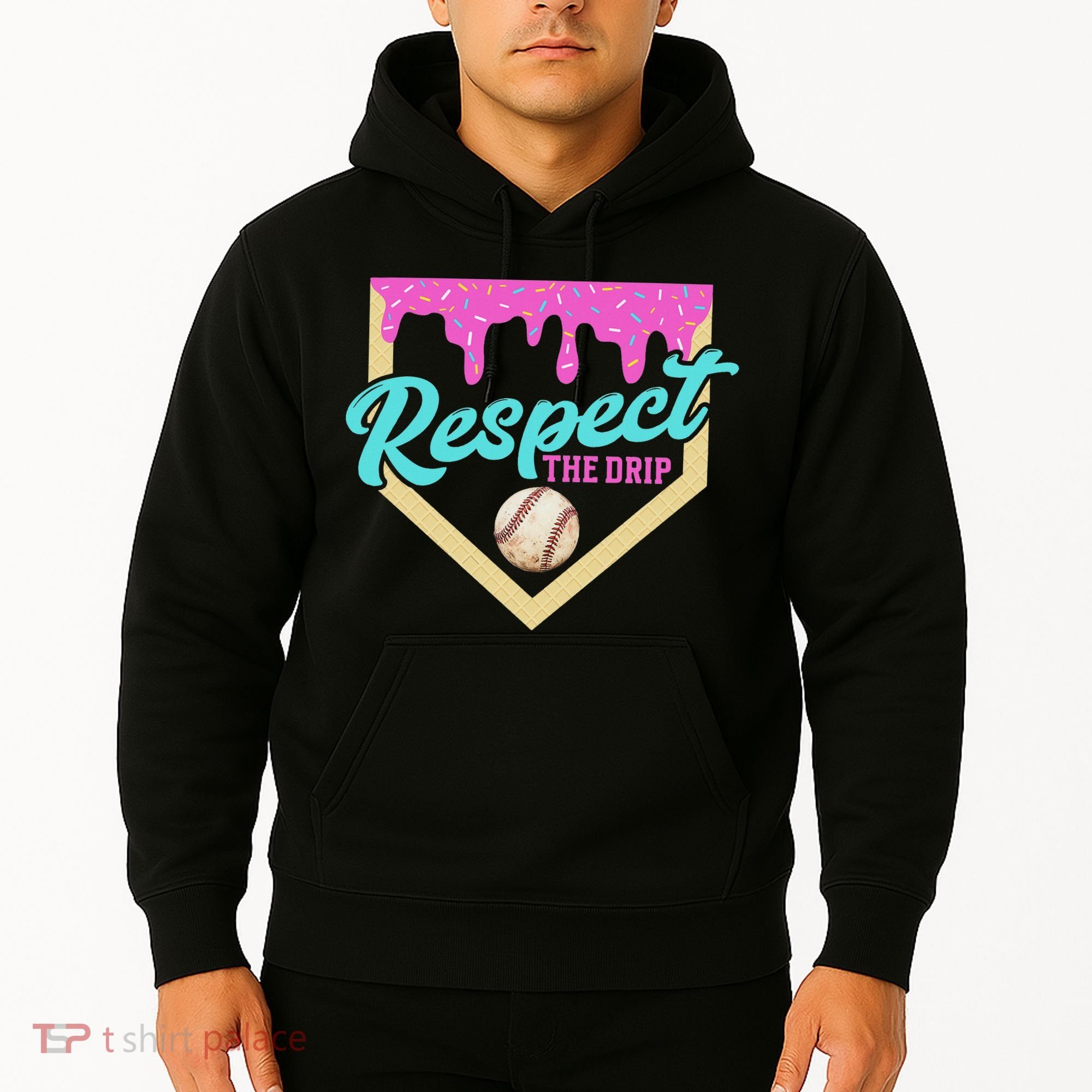 Respect The Drip Ice Cream Dripping Hoodie