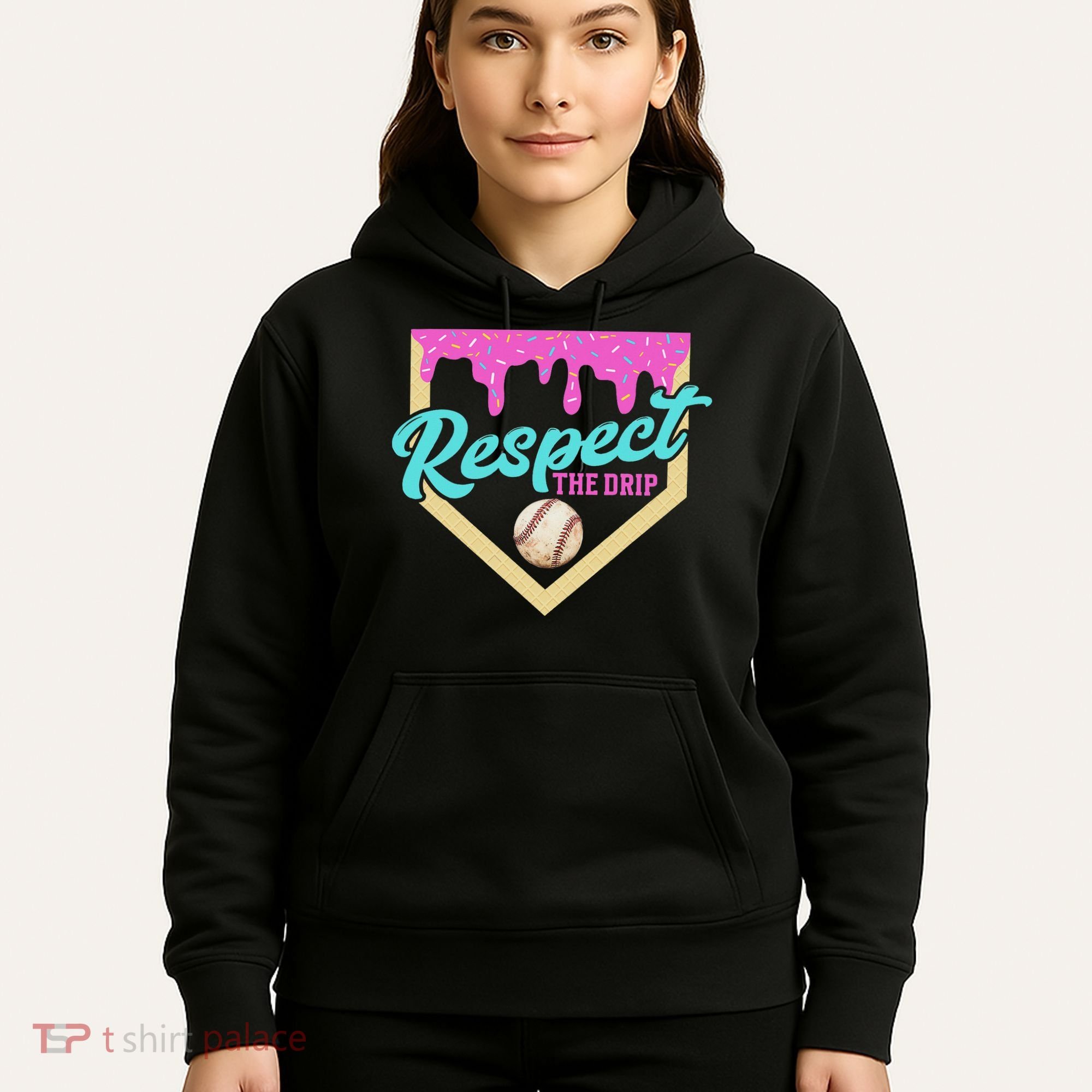 Respect The Drip Ice Cream Dripping Hoodie