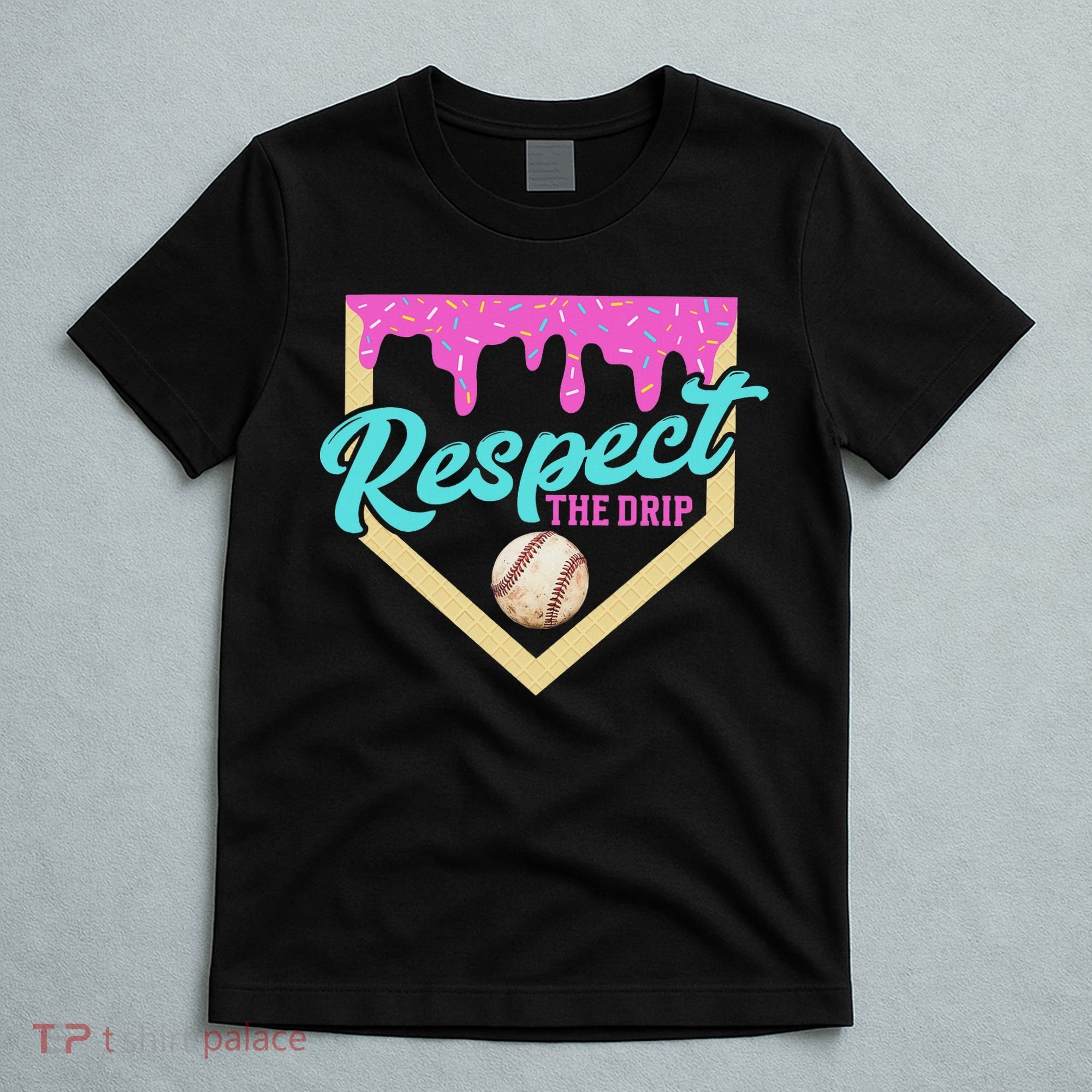 Respect The Drip Ice Cream Dripping T-Shirt