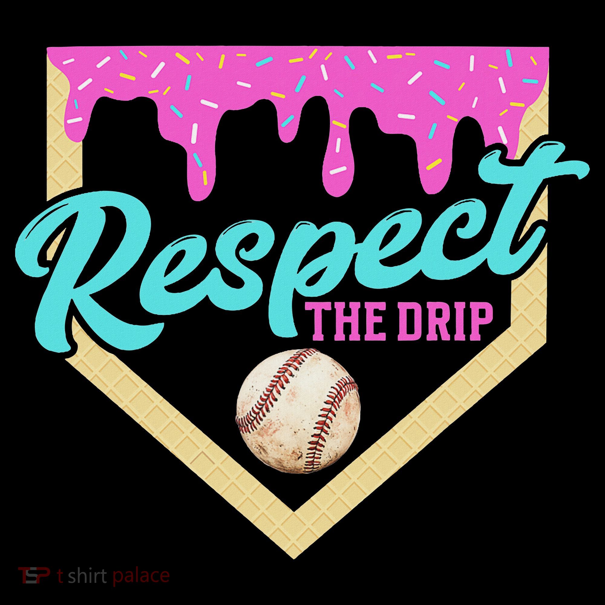 Respect The Drip Ice Cream Dripping Coaster