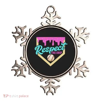 Respect The Drip Ice Cream Dripping Ornament