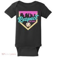 Respect The Drip Ice Cream Dripping Baby Bodysuit thumb 0