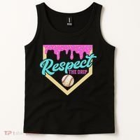 Respect The Drip Ice Cream Dripping Tank Top thumb 2