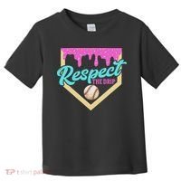 Respect The Drip Ice Cream Dripping Toddler T-Shirt thumb 0