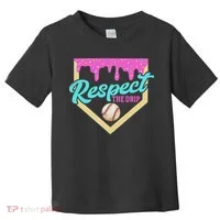 Respect The Drip Ice Cream Dripping Toddler T-Shirt thumb 0
