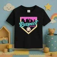 Respect The Drip Ice Cream Dripping Toddler T-Shirt thumb 3