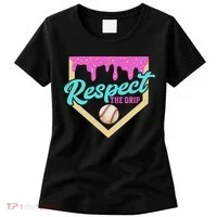 Respect The Drip Ice Cream Dripping Women's T-Shirt thumb 0