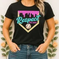 Respect The Drip Ice Cream Dripping Women's T-Shirt thumb 2