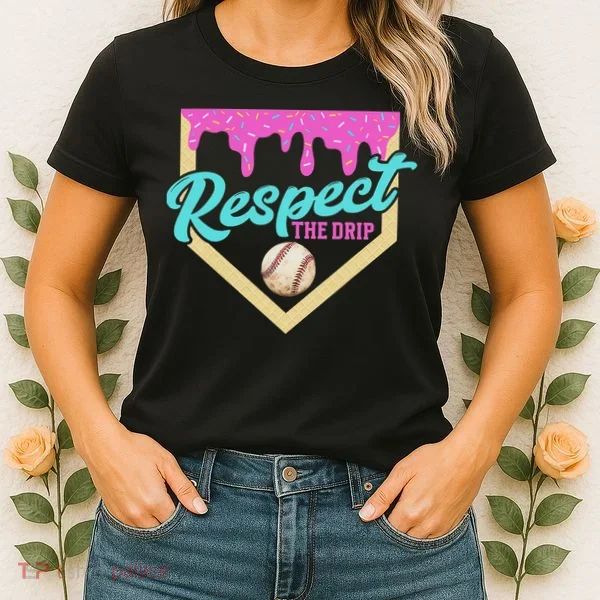 Respect The Drip Ice Cream Dripping Women's T-Shirt
