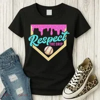 Respect The Drip Ice Cream Dripping Women's T-Shirt thumb 3