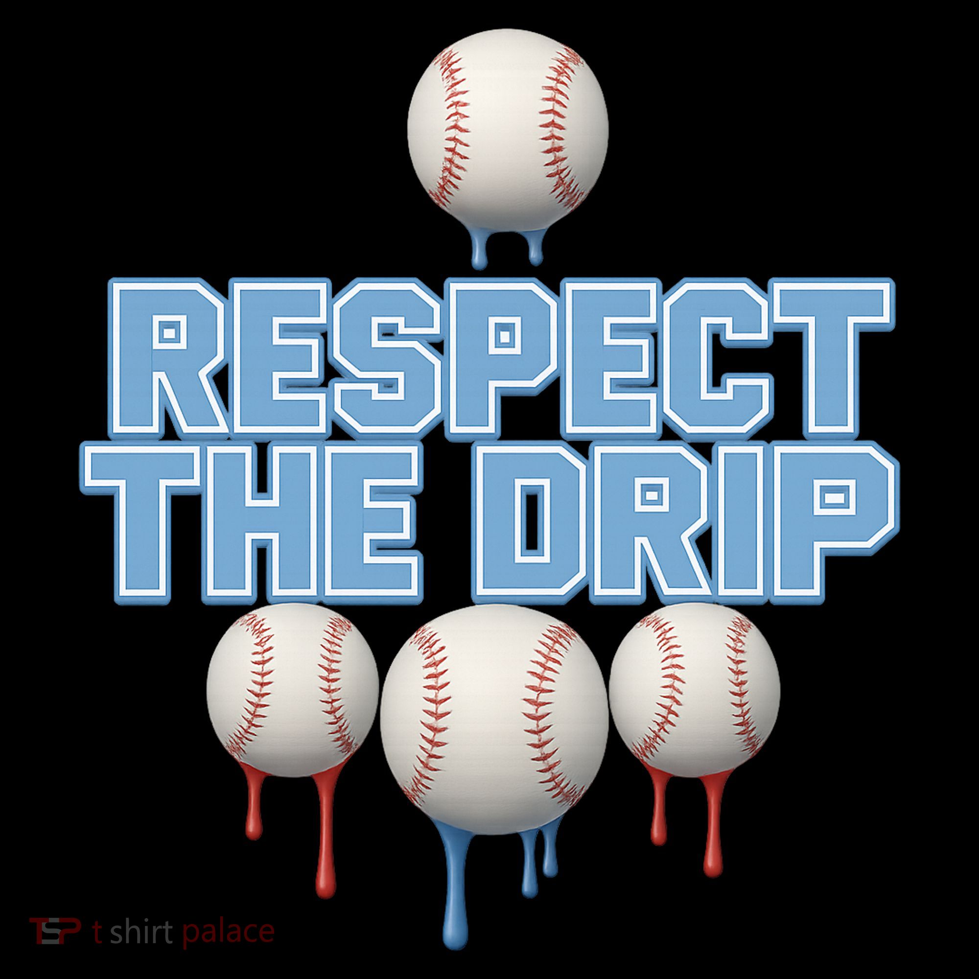 Respect The Drip Baseball Ice Coffee Mug