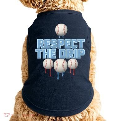Respect The Drip Baseball Ice Doggie Tank