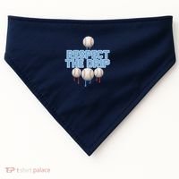 Respect The Drip Baseball Ice USA-Made Doggie Bandana thumb 0