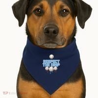Respect The Drip Baseball Ice USA-Made Doggie Bandana thumb 1