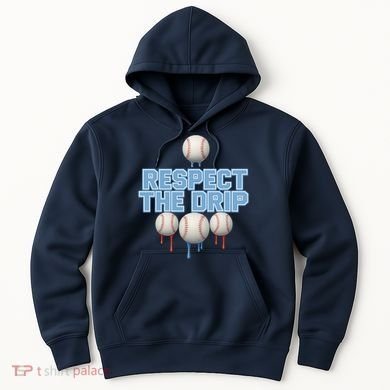 Respect The Drip Baseball Ice Hoodie