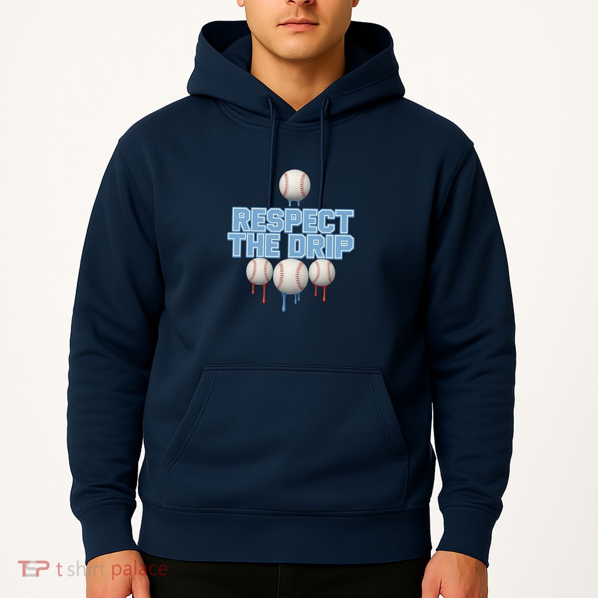 Respect The Drip Baseball Ice Hoodie