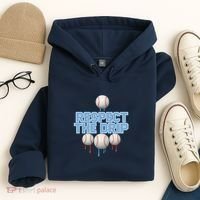 Respect The Drip Baseball Ice Hoodie thumb 4