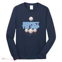 Respect The Drip Baseball Ice Long Sleeve Shirt thumb 0