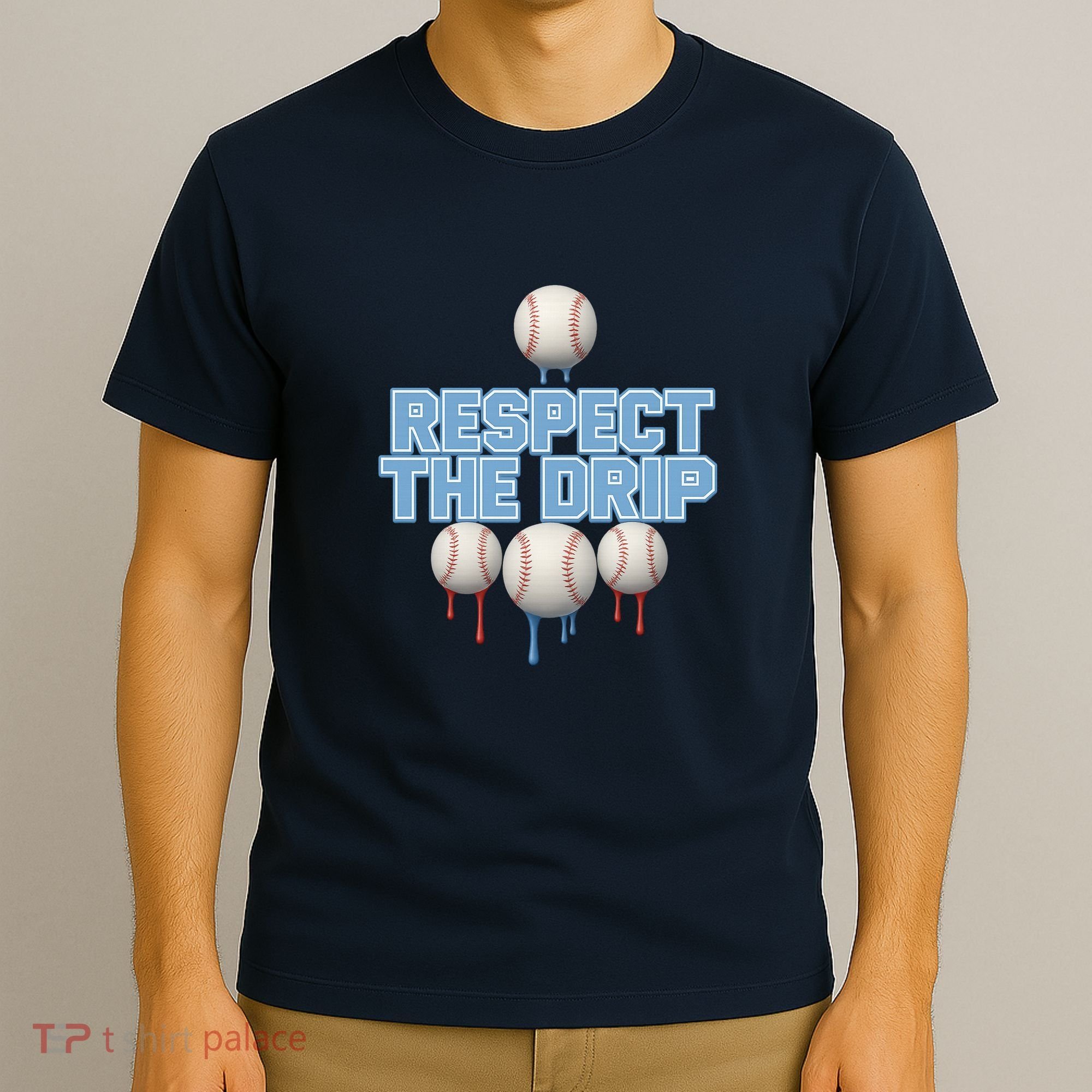 Respect The Drip Baseball Ice T-Shirt