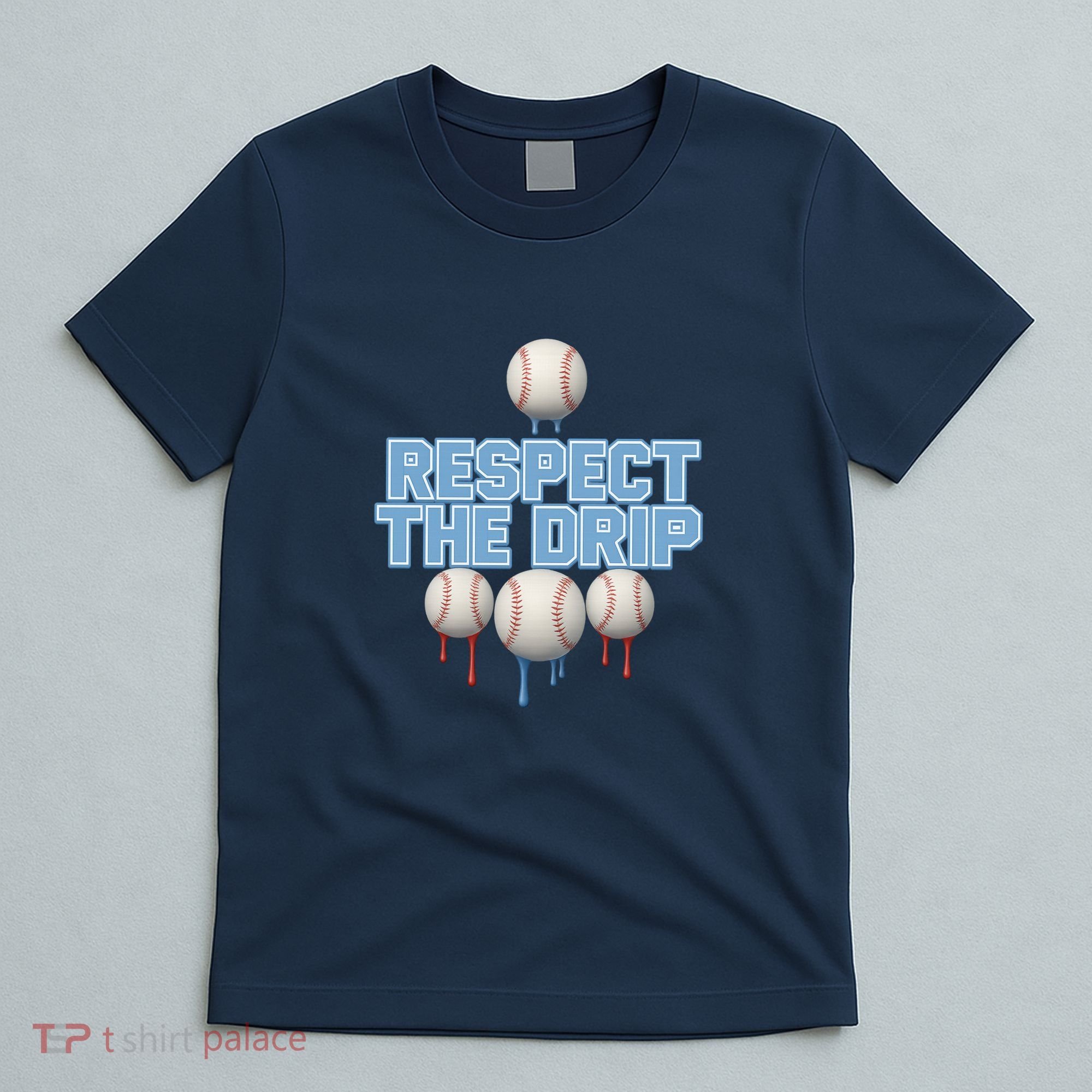 Respect The Drip Baseball Ice T-Shirt