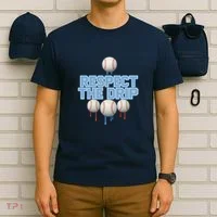 Respect The Drip Baseball Ice T-Shirt thumb 6
