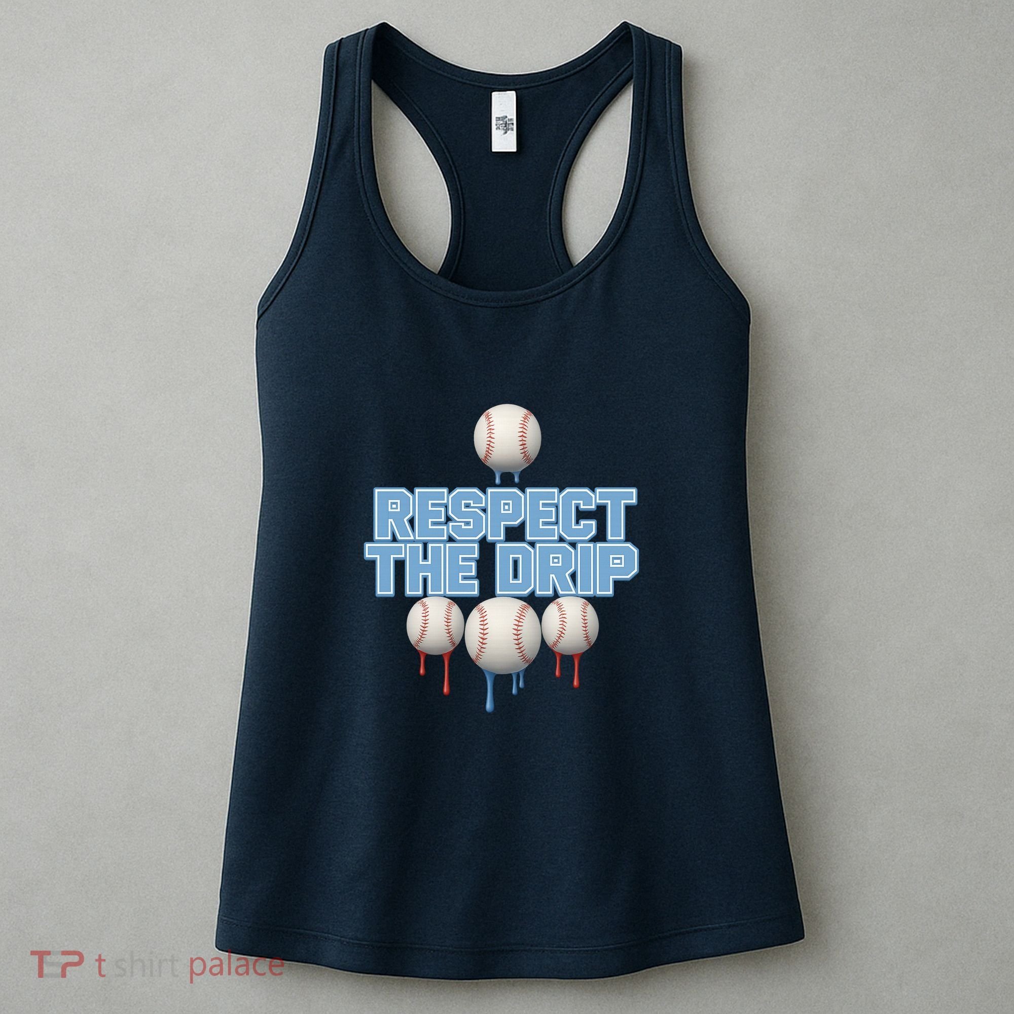 Respect The Drip Baseball Ice Women's Tank Top