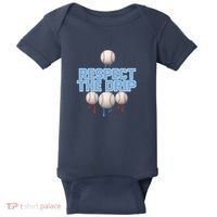 Respect The Drip Baseball Ice Baby Bodysuit thumb 0