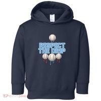 Respect The Drip Baseball Ice Toddler Hoodie thumb 0