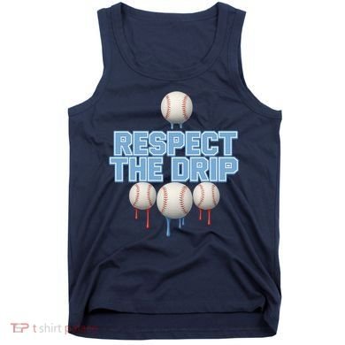 Respect The Drip Baseball Ice Tank Top